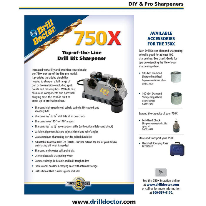 Drill Doctor 750X - Drill Doctor